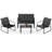Bebee 4 - Person Patio Conversation Set