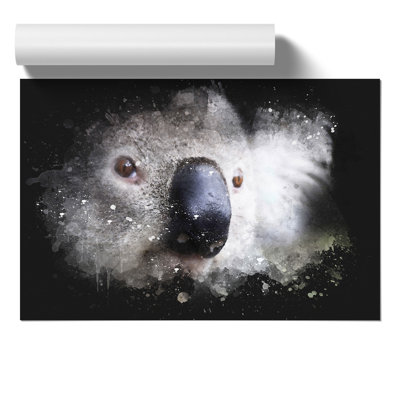 Koala Bear Paint Splash - Frameless Print