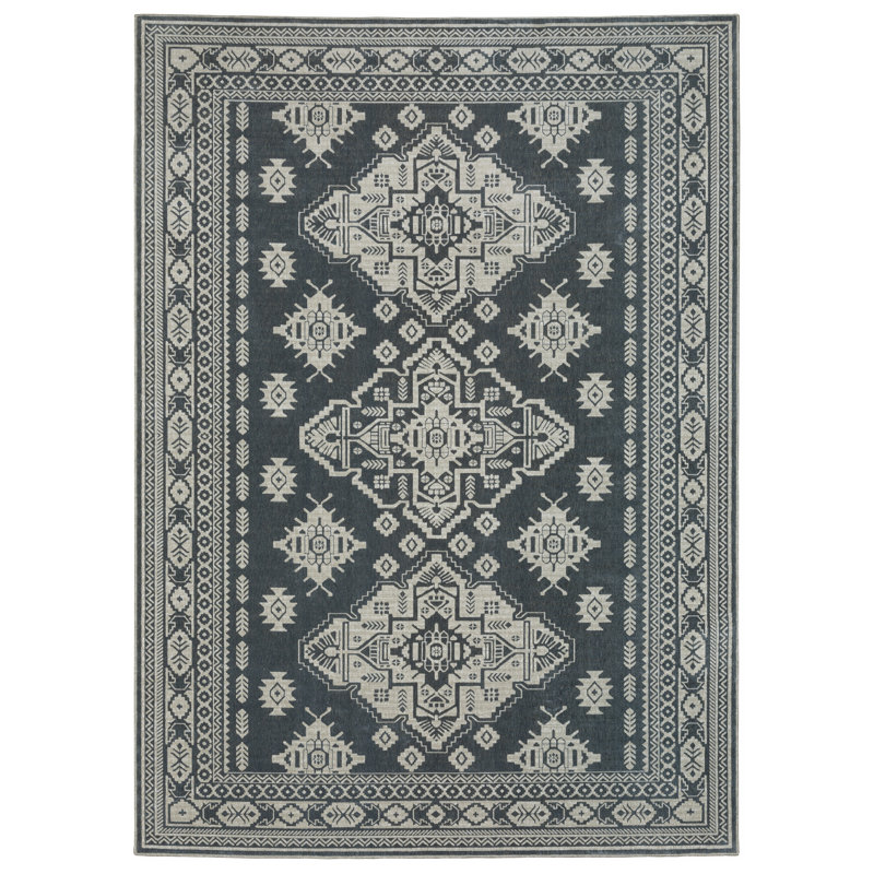 Reffett Oriental Indoor Rug, Rectangle 7'10" x 10'10"