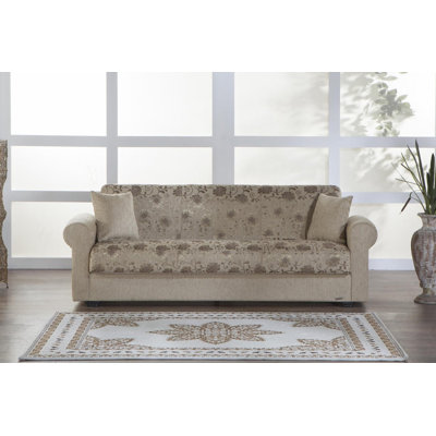 Deanndra 92.1" Upholstered Sleeper Sofa by Charlton Home