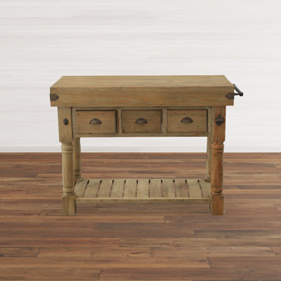Hutchens Solid Wood Kitchen Island