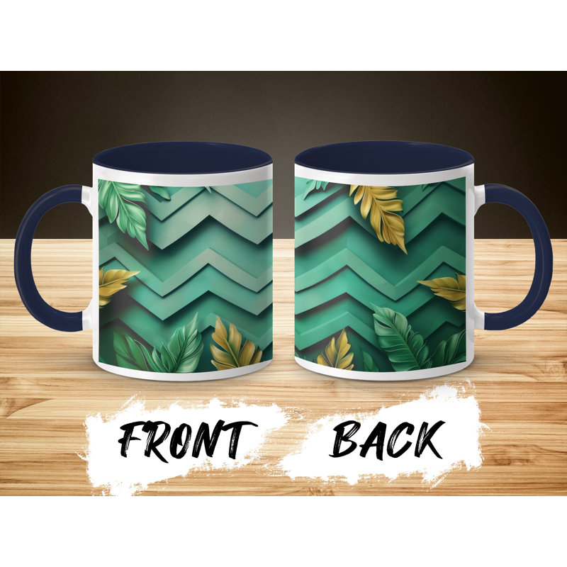 Chevron 11oz Accent Coffee Mug