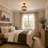 Allmeria 3-Light 14" W Modern Farmhouse Semi Flush Mount
