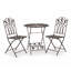 Steel Patio Dining Set Table,