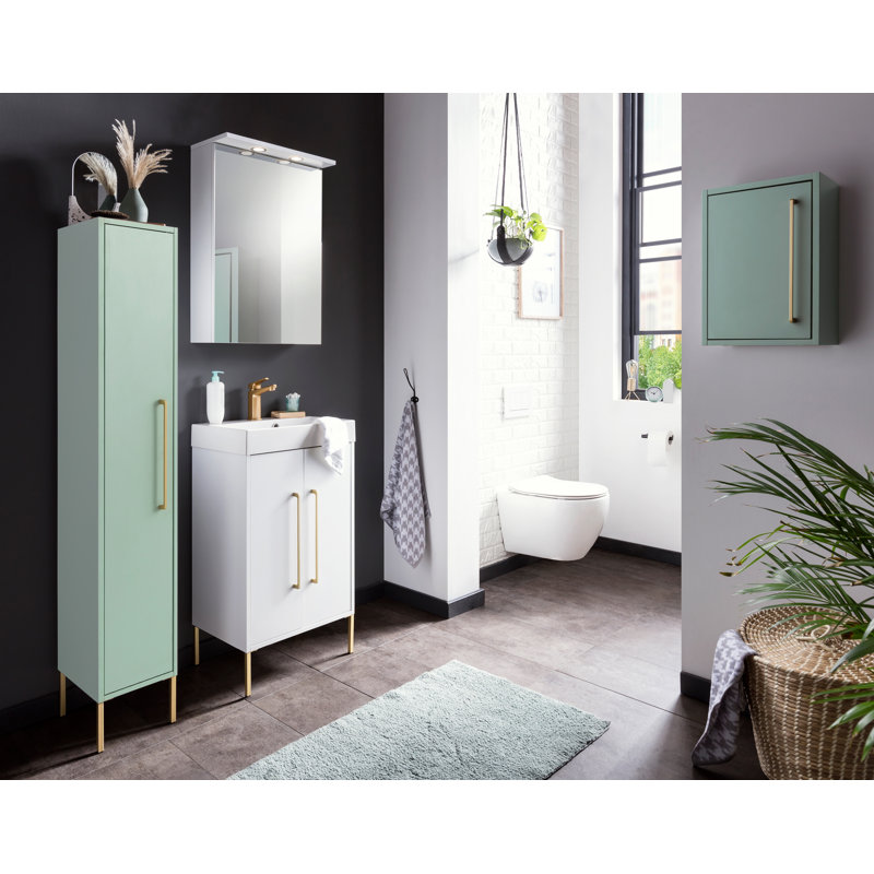 Sarah Linen Cabinet, Mint
