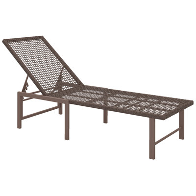 Fauteuil de bronzage inclinable Wicker