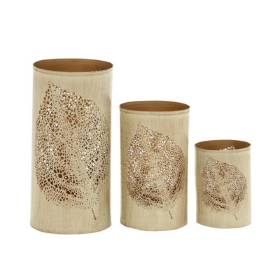 Piece Bohemian Iron Votive Set