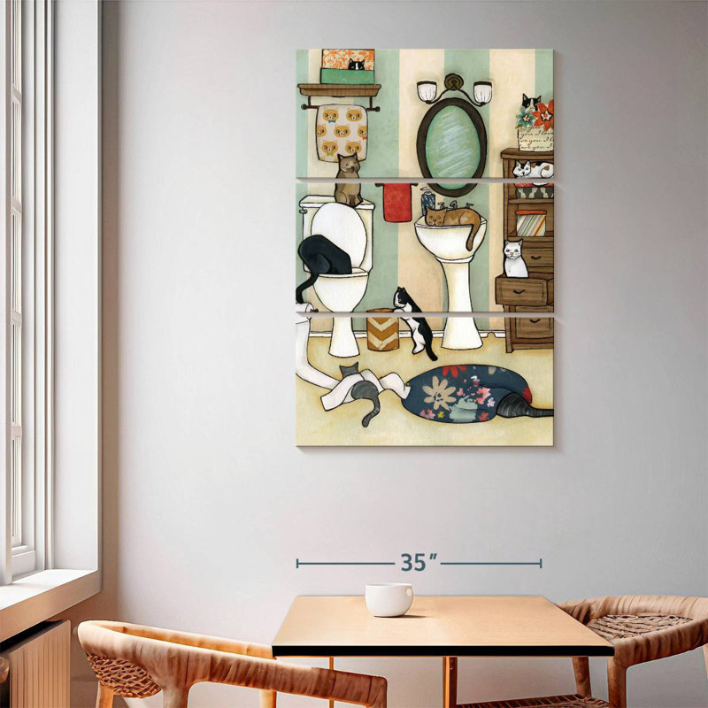 Brampt The Big Black Cat, 65" H x 42" W