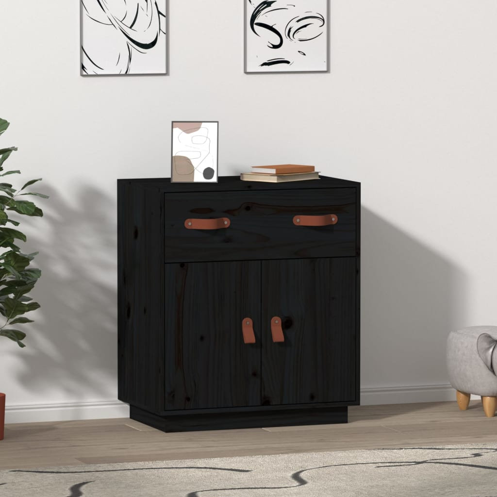 Sideboard Kayvion aus Massivholz 66 cm