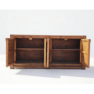17th Century Double-Door Pine Sideboard