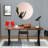 Dark walnut Rectangular Solid Wood desks-1552679490