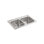 Middleton 33'' L Stainless Steel Double Basin Kitchen Sink