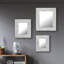 Grand miroir gris antique en fer gris-120644840