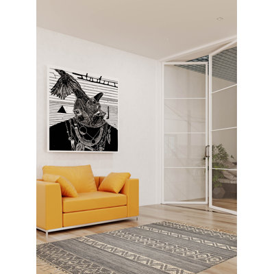Tapis gris Sienna 5 pi 4 po x 7 pi 10 po