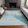 Premium Machine Washable Prisco Teal Rug