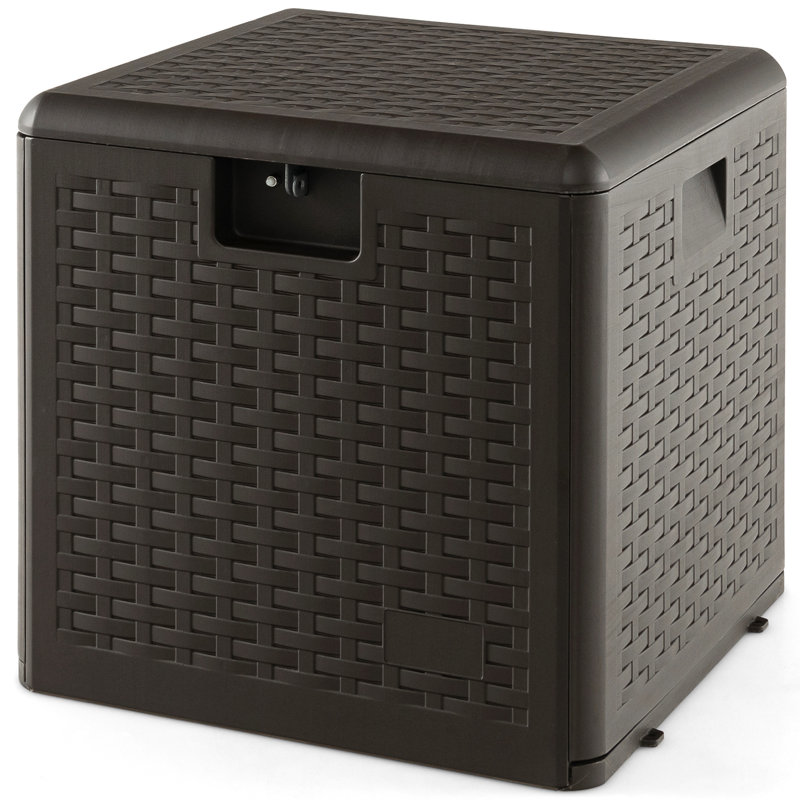 Contenant de rangement extérieur étanche 28 gallons Costway