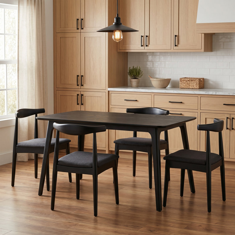 Solid Table And Solid Chairs Set 