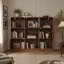 Bibliothèque autoportante cubique avec portes offrant des solutions polyvalentes de rangement et de présentation pour les besoins d'organisation moderne de la maison