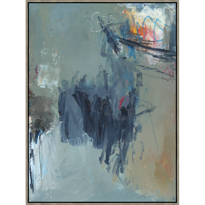 Keep It To Yourself Painting by Susie Zol, 42.75" H x 31.75" W , Image Brush Gel