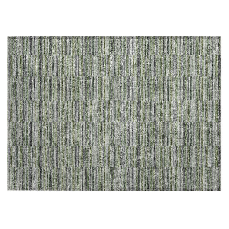Charlianne Striped Indoor / Outdoor Rug