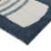 Tapis géométrique bleu tissé à la machine 7 pi 10 po x 10 pi Babara