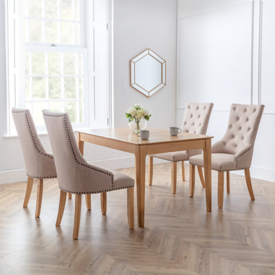 Mapleview 4 - Person Solid Wood Dining Set