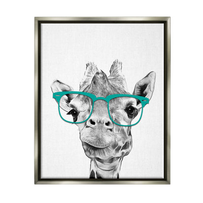 «Trinx Fun Giraffe In Glasses Animal» par Annalisa Latella