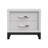 Modern 23" 2-Drawer Solid Wood Nightstand-1332668484