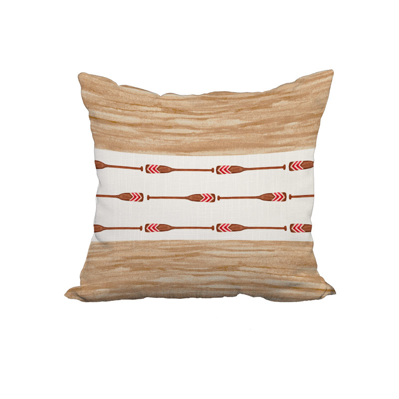 Housse de coussin Oar, 18 po x 18 po, Ivoire