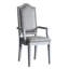 Deux fauteuils gris à deux tons - élégants et confortables pour tous les espaces élégants et rembourrés de style contemporain