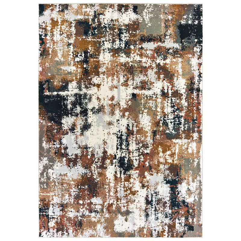 Kirkland Abstract Indoor Rug, Rectangle 5'3" x 7'6"
