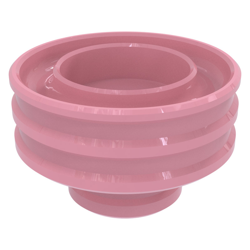 Photophore en laiton 1,75 po, Rose