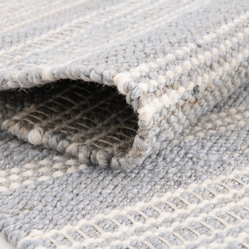 Kovacs Striped Indoor Rug, Square 10'