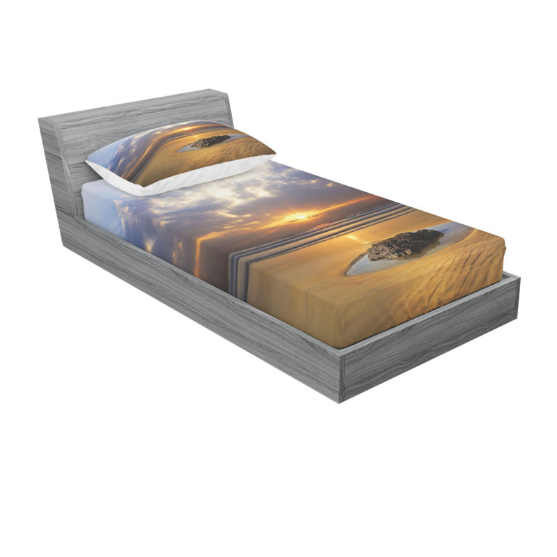 Microfiber Sheet Set, Twin XL Sheet Set + Fitted Sheet + 1 Pillowcase