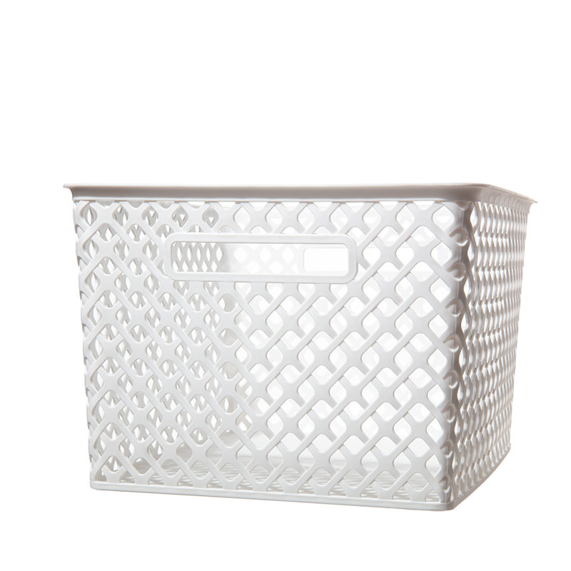 Starplast Plastic Decorative Basket, White