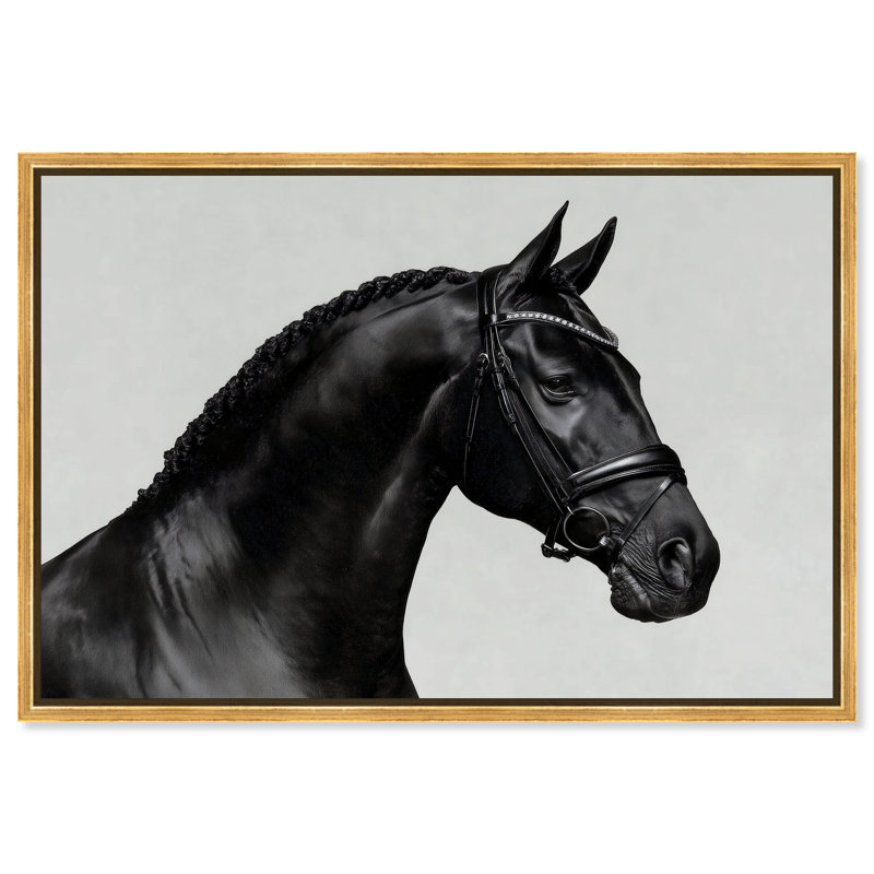 Midnight Majesty I Print by Oliver Gal, 31"H x 21"W, Gold Floater Frame