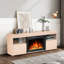  60" Fireplace TV Stand With Electric Fireplace,Remote&Timer-1317168466