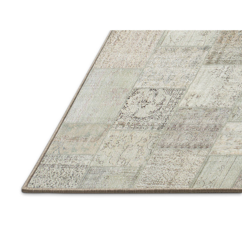 Tapis gris zone contemporaine, Rectangle 5 pi x 7 pi