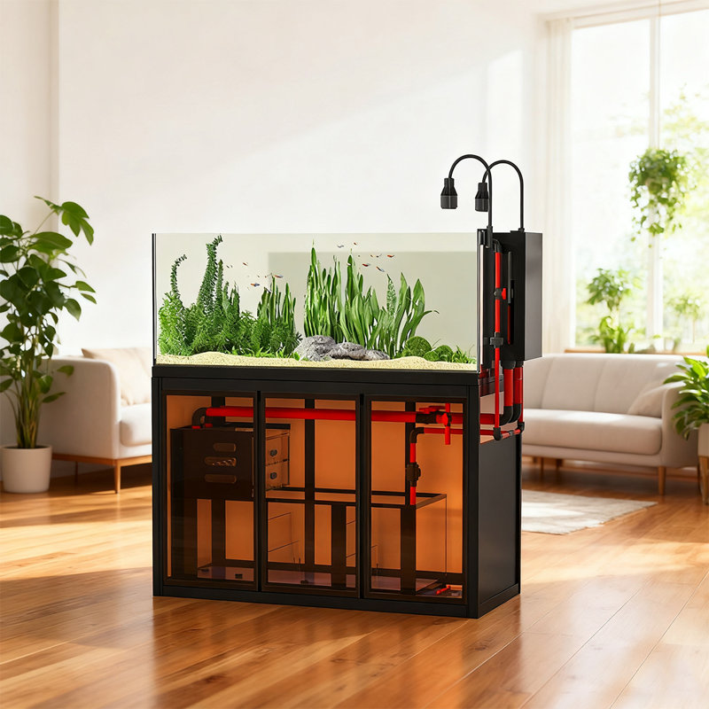 Industrial-style Backpack - type Overflow Stream Aquarium Tank