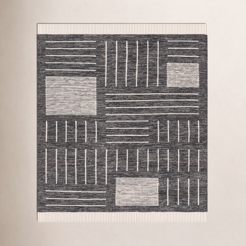 Flore Geometric Indoor Rug, Square 6'