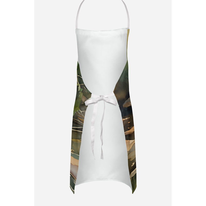 No Pattern Bib Apron