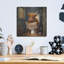 «Highland Cow on toilettes» par Luxe Portfolio, art mural en métal-786231089
