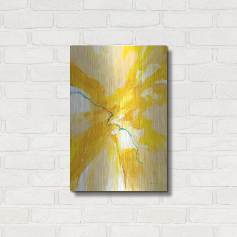 «Sunburst» par Danhui Nai, art mural en métal, H 24 po x l 16 po