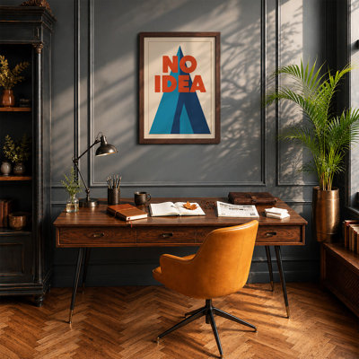 No Idea Typography - Framed Print