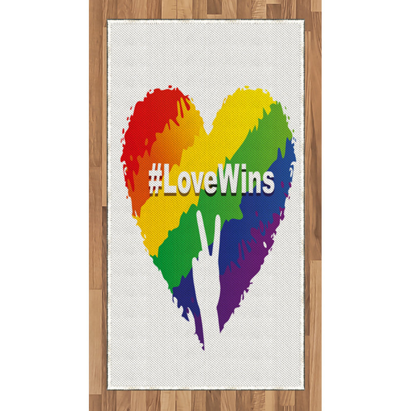 Tapis décoratif Pride, Rectangle 2 pi 7 po x 5 pi