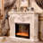 Solid Wood Electric Fireplace-356346629