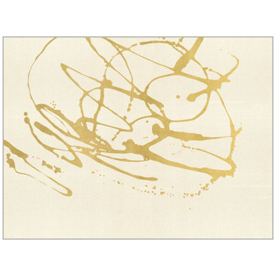 Gold Splash 2 Painting by Thom Filicia