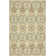 Tapis vert en laine crocheté à la main à motif floral Helena