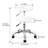 Round Stool Chair With Wheels Height Adjustable-1350080263