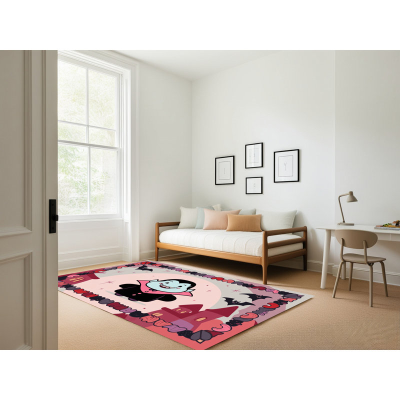 Tapis de vacances d'Halloween The Holiday Aisle®, Rectangulaire 8 pi x 12 pi